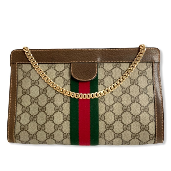 🔴SOLD🔴Gucci Ophidia Web clutch crossbody bag - Picture 13 of 16